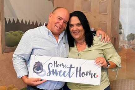 Sergio and Celia were able to purchase their dream home thanks to Housing and Education Alliance and financing from FCLF.